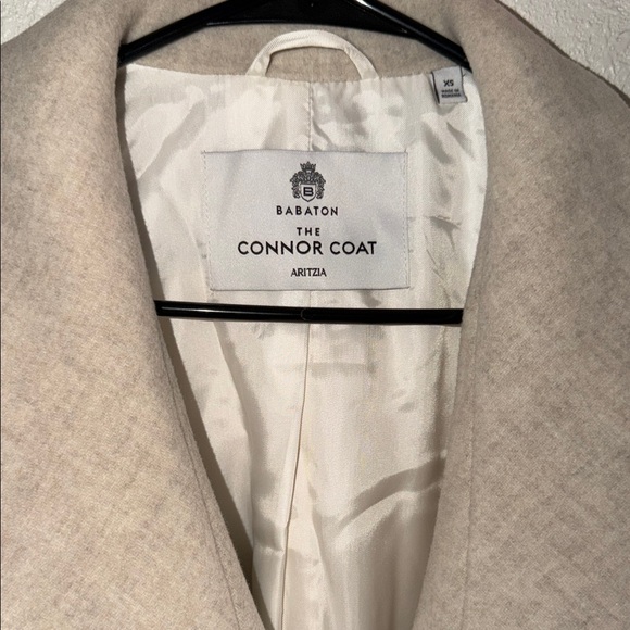 Aritzia Funnel Neck Connor Coat - Wool Cashmere Blend - Picture 7 of 12